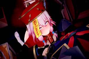 夜晚别惹上三月七  背景图片